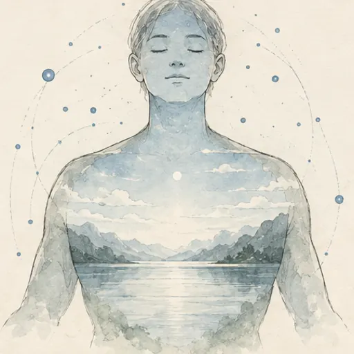 Ink illustration: Cell 65 · Uranta-loka, Plane of Inner Space