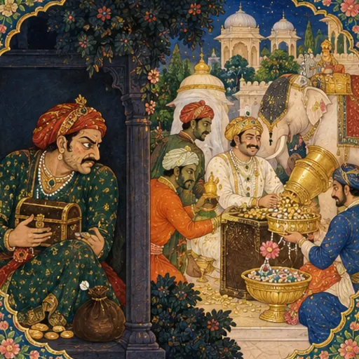 Leela cell 8, Matsarya, Avarice, in miniature