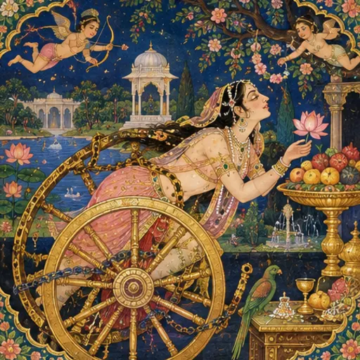 Leela cell 9, Kama-loka, Sensual Plane, in miniature